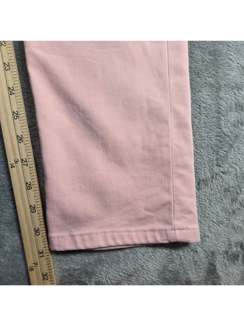 Lauren Ralph Lauren Jeans Womens 10 Washed Pink Ombre Modern Skinny Preppy NEW - Picture 10 of 10
